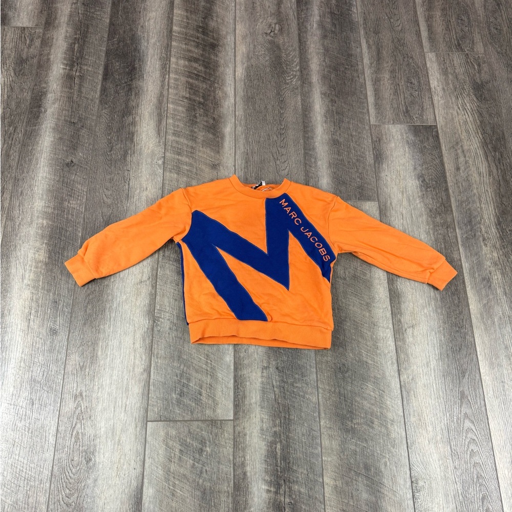 Marc Jacobs Kids Orange Crewneck Sweater